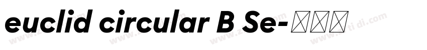 euclid circular B Se字体转换